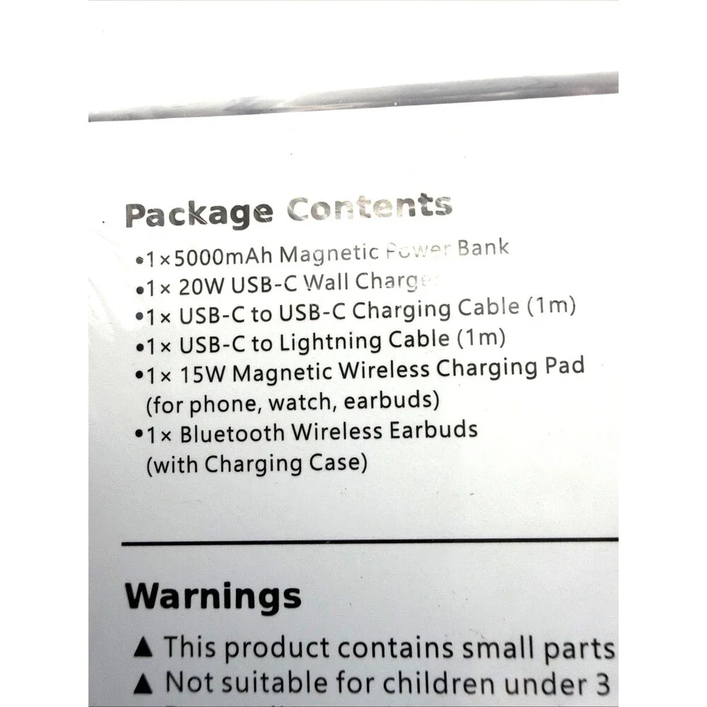 NEW SEALED ArtCyber 6-in-1 Charging Kit: Fast Charge, Magnetic Power Bank